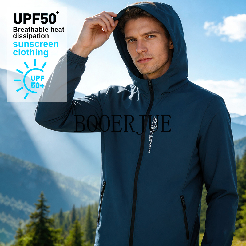Outdoor Sport Waterproof Jacket - Giacca Impermeabile da Uomo per Escursionismo