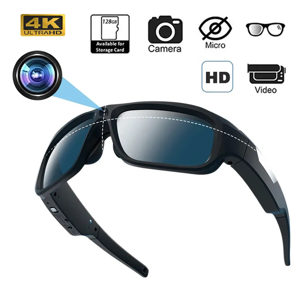 Outdoor Sport Activity - Occhiali Smart 4K HD con Telecamera
