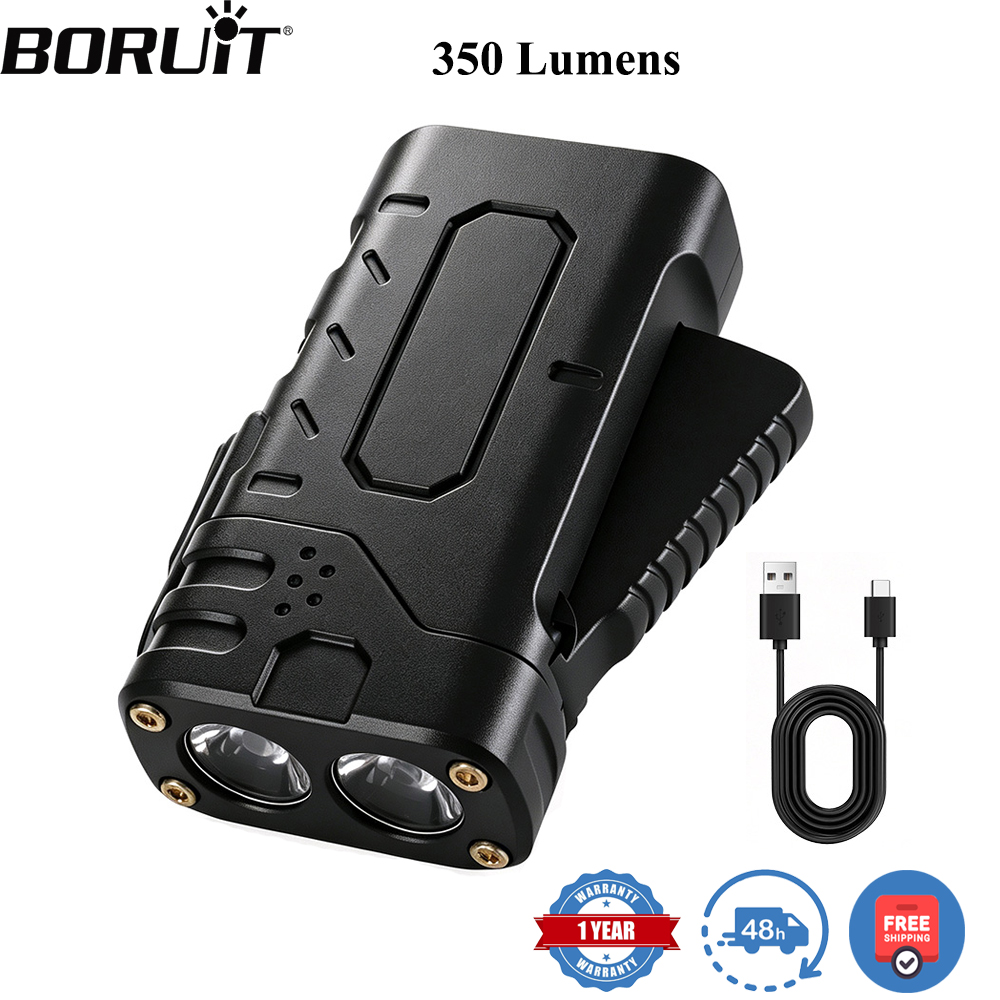 Outdoor Sport Activity - BORUIiT Torcia LED EDC a Manovella