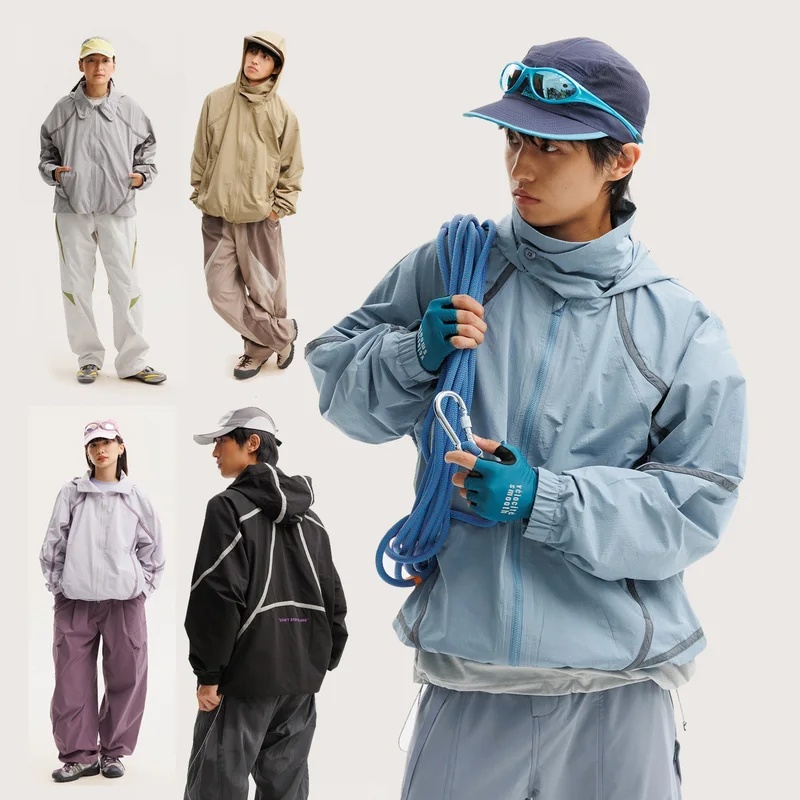 Outdoor Sport Waterproof Jacket - Giacca Leggera Uomo Donna per Escursionismo