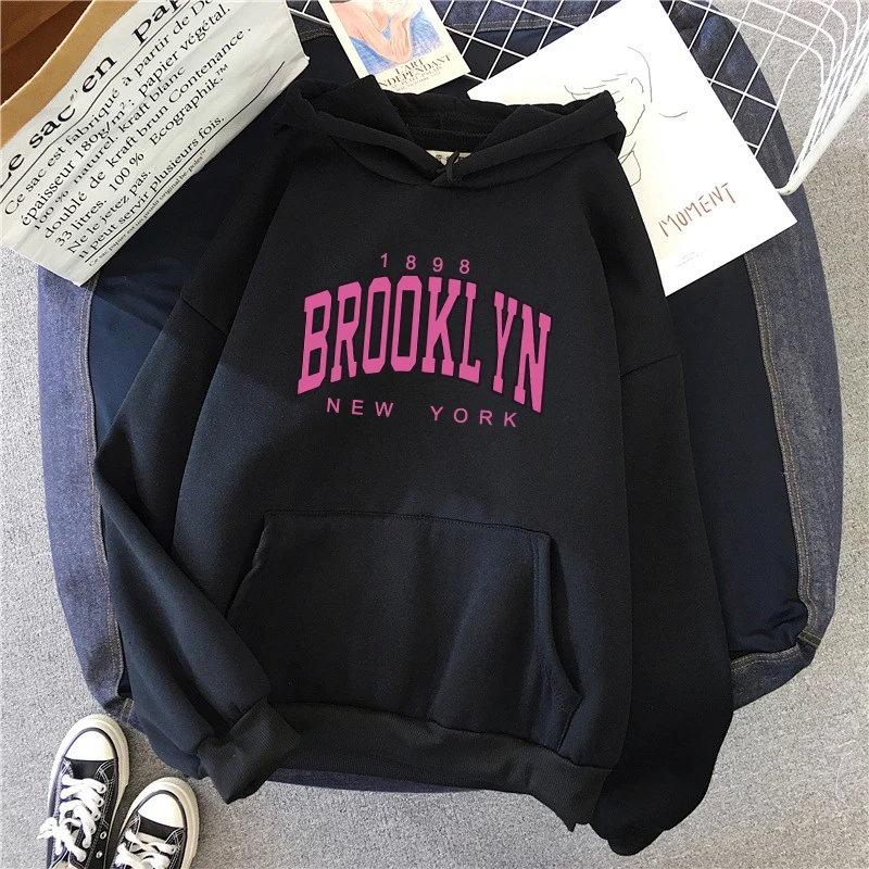 Felpa con Cappuccio Brooklyn F - Outdoor Sport Drawing recensione e prezzo