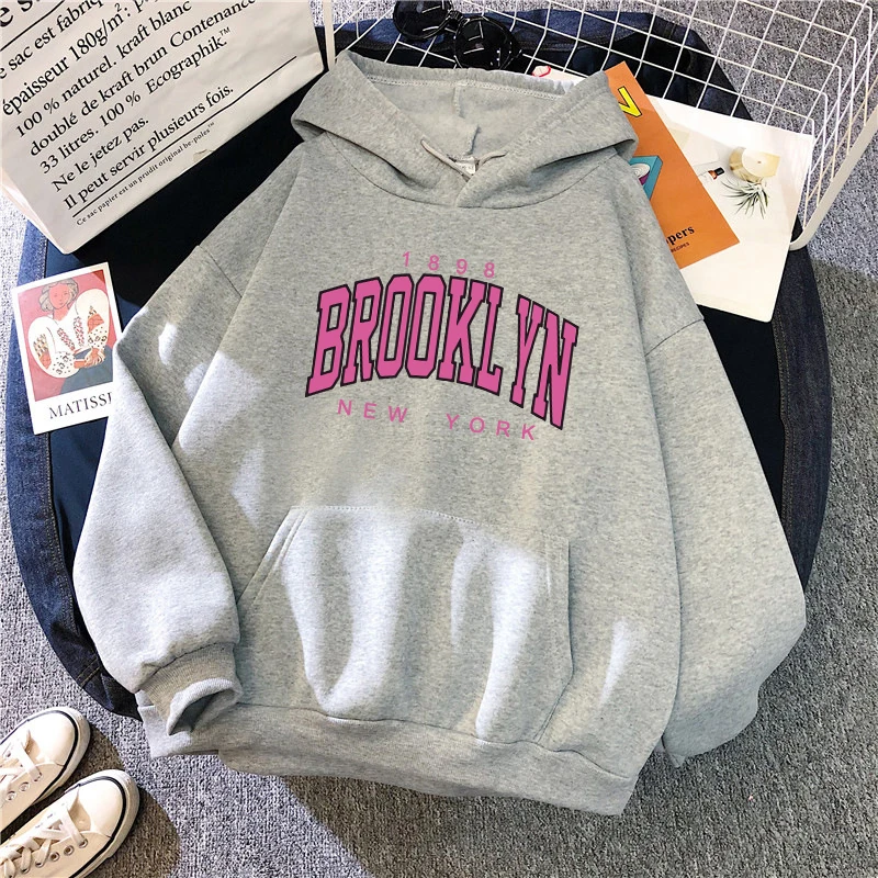 Felpa con Cappuccio Brooklyn F - Outdoor Sport Drawing recensione e prezzo