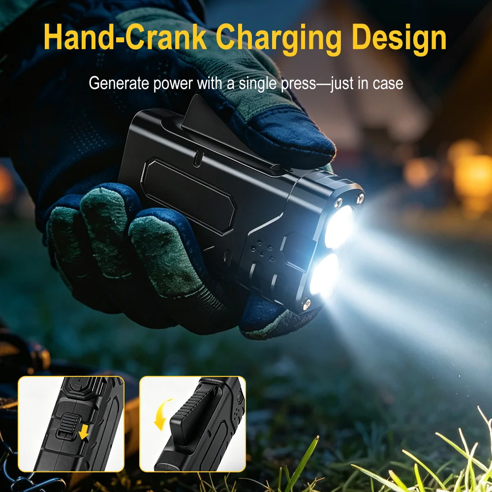 BORUIiT Torcia LED EDC a Manov - Outdoor Sport Activity recensione e prezzo