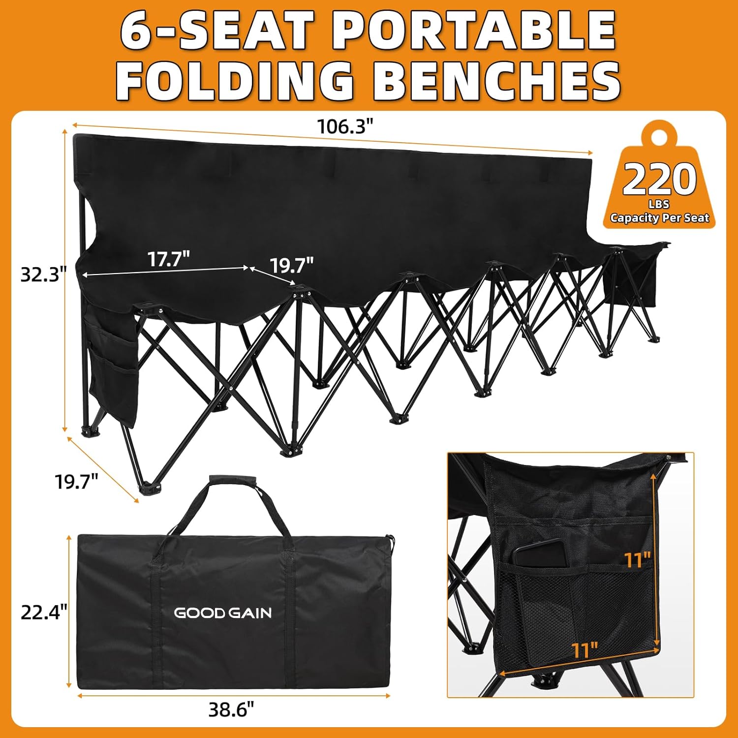Panchina Pieghevole Portatile  - Outdoor Sport Bench recensione e prezzo