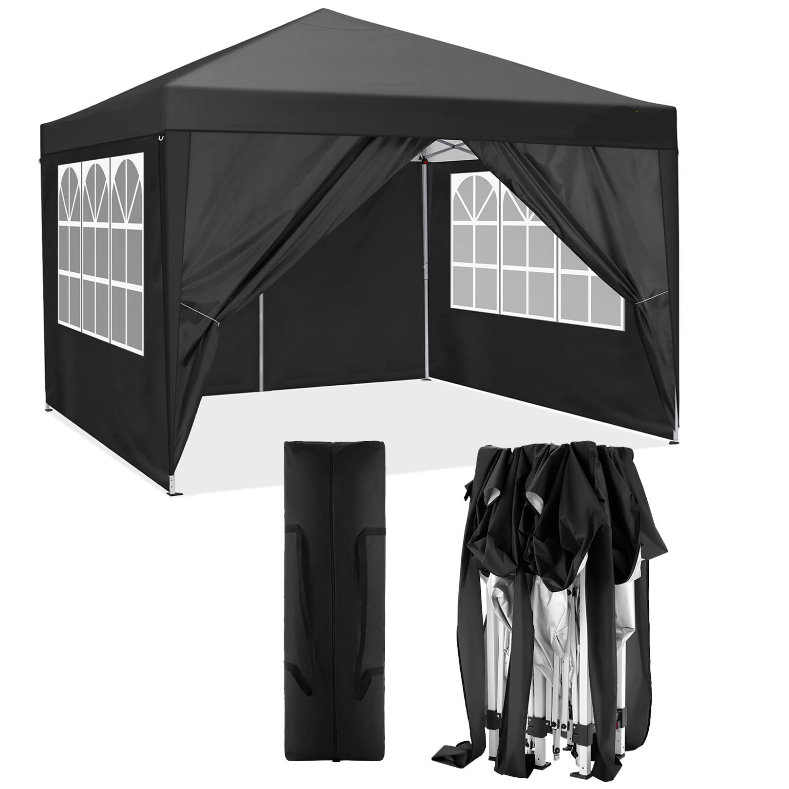 Gazebo Pop-up 3x3m, Tenda Ista - Outdoor Sports Center recensione e prezzo