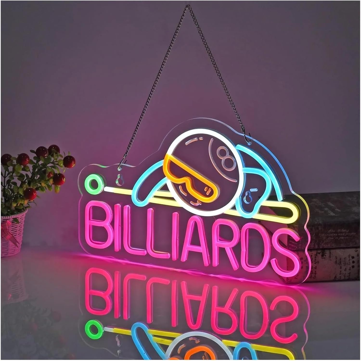 Insegna LED Neon Biliardo 8 Ba - Outdoor Sports Hall recensione e prezzo
